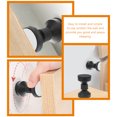 thumbnail image 2 of 4pcs Headboard Stoppers Adjustable Bed Stoppers Stable Bed Frame Wall Stoppers, 2 of 8
