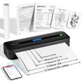 thumbnail image 1 of Phomemo M832 Portable Printers Wireless for Travel, Bluetooth Thermal Printer, Inkless Mobile Printer Support 8.5'' x 11'' & A4 Thermal Paper, Compatible with iPhone Android Laptop for Office Car Home, 1 of 9