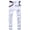 White, variant on cllios Men's Skinny Ripped Jeans Slim Fit Distressed Stretch Denim Pants