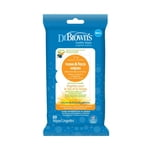 Dr. Brown's Wipes nez et visage pour bébés et tout-petits, 30 Essuie-glaces