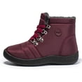 thumbnail image 4 of Bottes d'Hiver pour Femmes Nouvelles Chaussures de Randonnée d'Hiver Chaudes Bottes de Neige pour Femmes à Lacets Chaussures Décontractées pour Femmes Chaussures Femmes en Liquidation, 4 of 7