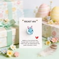 thumbnail image 4 of Cheapark English Encouragement Bunny Pocket Card Desktop Decorative with Inspirational Blessings for Home Office Spring Gift, 4 of 6