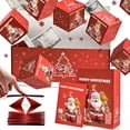 thumbnail image 1 of Décorations de Sapin de Noël, Décorations Extérieures de Noël, Décorations Intérieures de Noël, Boîte Surprise Joyeux Noël Boîte Cadeau Créant un Cadeau Surprenant Enveloppe Rouge Boîte Cadeau Romantique Rebondissante, 1 of 5