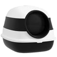 thumbnail image 1 of PawHut Cat Litter Box with Lid, Covered Litter Box w/ High Sides, Black, 1 of 10