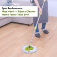 thumbnail image 2 of SURJDE 4 Pack EasyWring Spin Mop Refill-Mop Replacement Head,Microfiber Spin Mop Refills, Mop Easy Cleaning Floor Head Mop,Mops Head for Floor Cleaning, 2 of 7