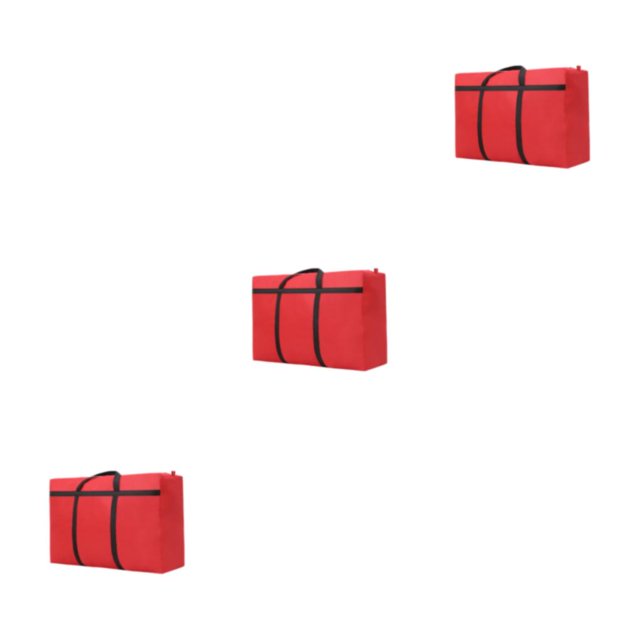 VONKY Scratch-proof And Tear-resistant Bag For Moving And Traveling Exquisite Craft Bag Large Capacity red-105L 3Set
