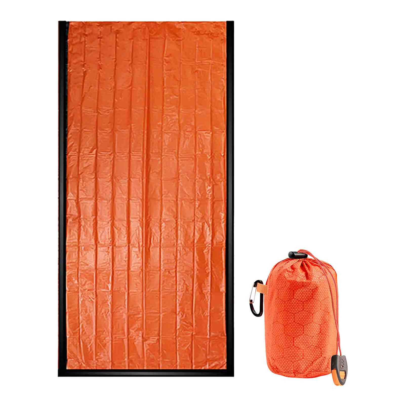 EGNMCR Outdoor Envelope Emergency Sleeping Bag Multi-functional PE Aluminum Film Emergency Blanket Tent Travel Warmth And Cold Proof Blanket Emergency sleeping