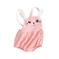 thumbnail image 2 of Gupgi Baby Girls Easter Romper Cute Summer Sleeveless Backless Bunny Jumpsuits, 2 of 9