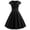 Black, variant on TIMIFIS Women Short Sleeve 1950s Retro Vintage Cocktail Party Swings Dress Polka Audrey Dress Casual Sundress A-Line Work Dress Wedding Guest Dresses ummer