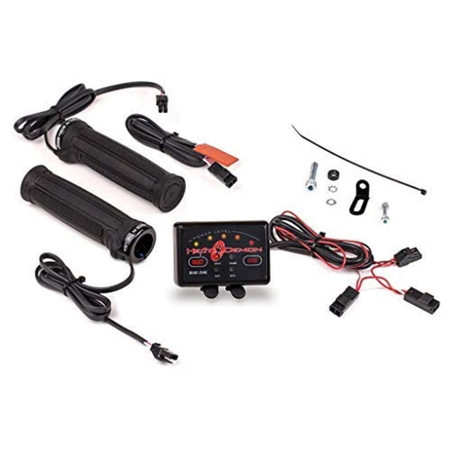 Heat Demon 215048 Trousse de Prise Chauffante à Pince pour VTT Quad Zone, Noir