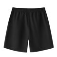 thumbnail image 4 of EOYWHK Cotton Linen Shorts for Men Summer Breathable Workout Gym Shorts Mid Waisted Solid Color Running Swimming Sleeping Shorts, 4 of 5