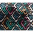 thumbnail image 5 of oneOone Viscose Chiffon Black Fabric Geometric Craft Projects Decor Fabric Printed By The Yard 42 Inch Wide, 5 of 5