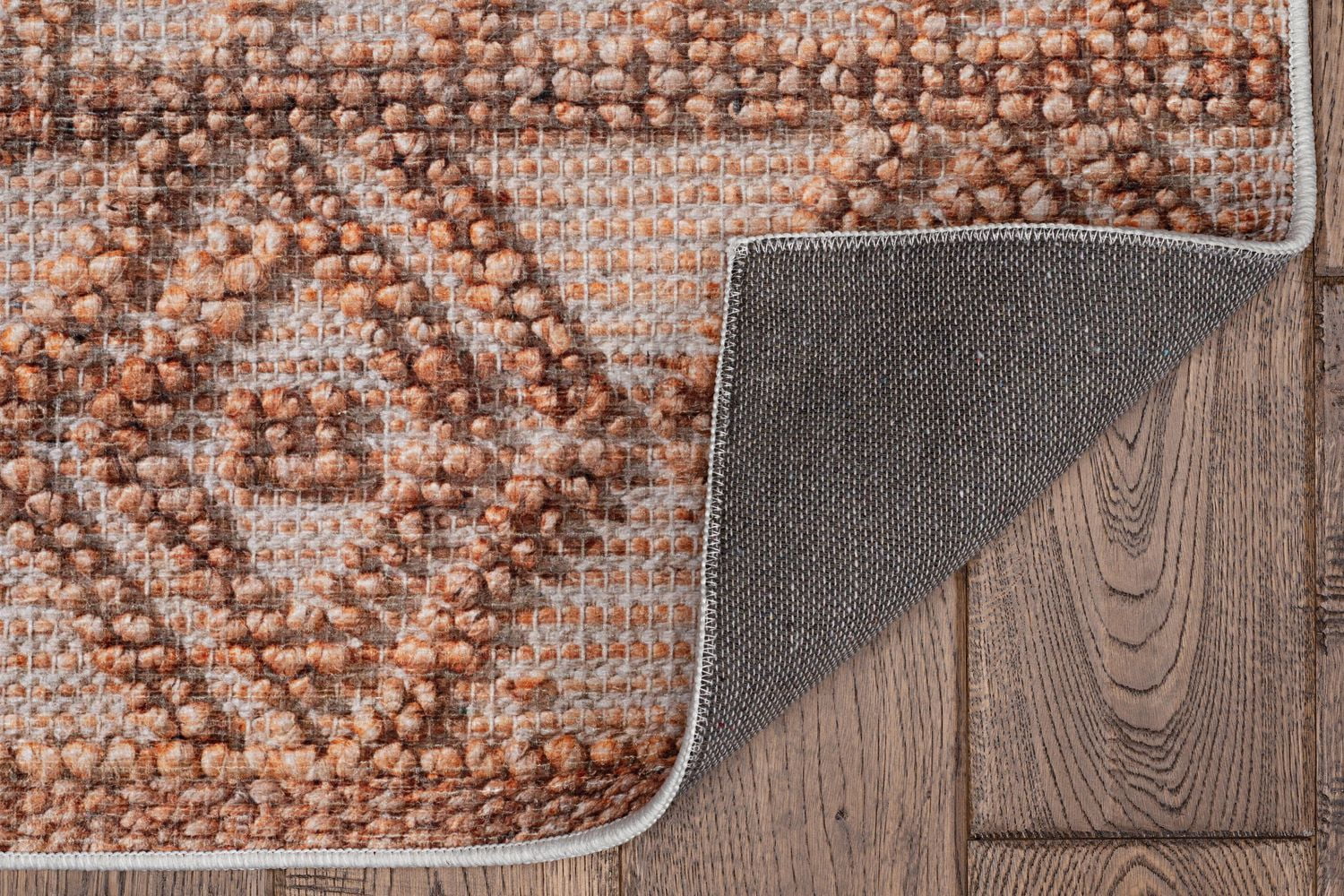 Tapis de couloir Mirage Lansing cuivre et crème 2 pi x 10 pi