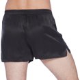 thumbnail image 4 of Intimo Mens Classic Silk Boxers, Black, 4 of 6