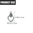 thumbnail image 2 of 60 Sets of Toggle Clasp Heart Shaped Closure Clasps DIY Alloy Jewelry Toggle Clasps, 2 of 8