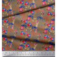 thumbnail image 2 of Soimoi Rayon Fabric Women,Balloon & Firecrackers Party Decor Fabric Printed Yard 42 Inch Wide, 2 of 3