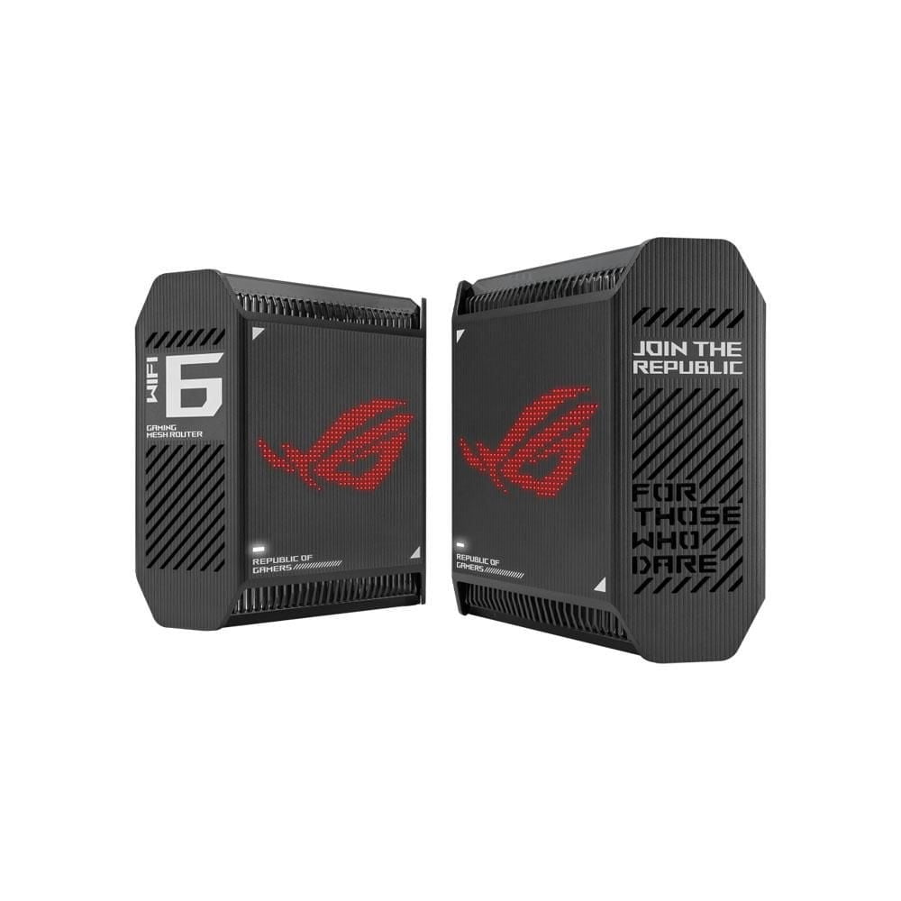 ASUS ROG Rapture GT6 (B-2-PK) AX10000 Tri-Band WiFi 6 Gaming Mesh WiFi System covers up to 5,800 sq ft