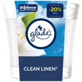 thumbnail image 1 of Glade Scented Candle Freshener Clean, 1 of 9