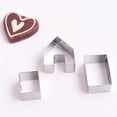 thumbnail image 4 of WHEANG Christmas House Cookie Cutter Cookie Tool Cookie Cutter Baking Tool Cookie Set Stainless Cookie Cutter Cake Cookie Ring Baking Tool, 4 of 9