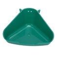 thumbnail image 1 of Animal Litter Tray Fanshaped Pet Litter Corner Toilet Training Tray Simple To Fix Hamster Sand Bath Litter Box Bathtub Spill Proof Sand Bath Container For Hamster, 1 of 8