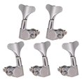 thumbnail image 3 of String Tuning Peg Tuner Sealed Machine Head Button for Bass Bass Parts Locking Parts Locking Button Button for Bass Part Silver 3L2R, 3 of 9