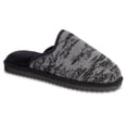 thumbnail image 1 of isotoner Men's Recycled Cooper Scuff Slippers With Memory Foam - 97026 (Ash, L), 1 of 1