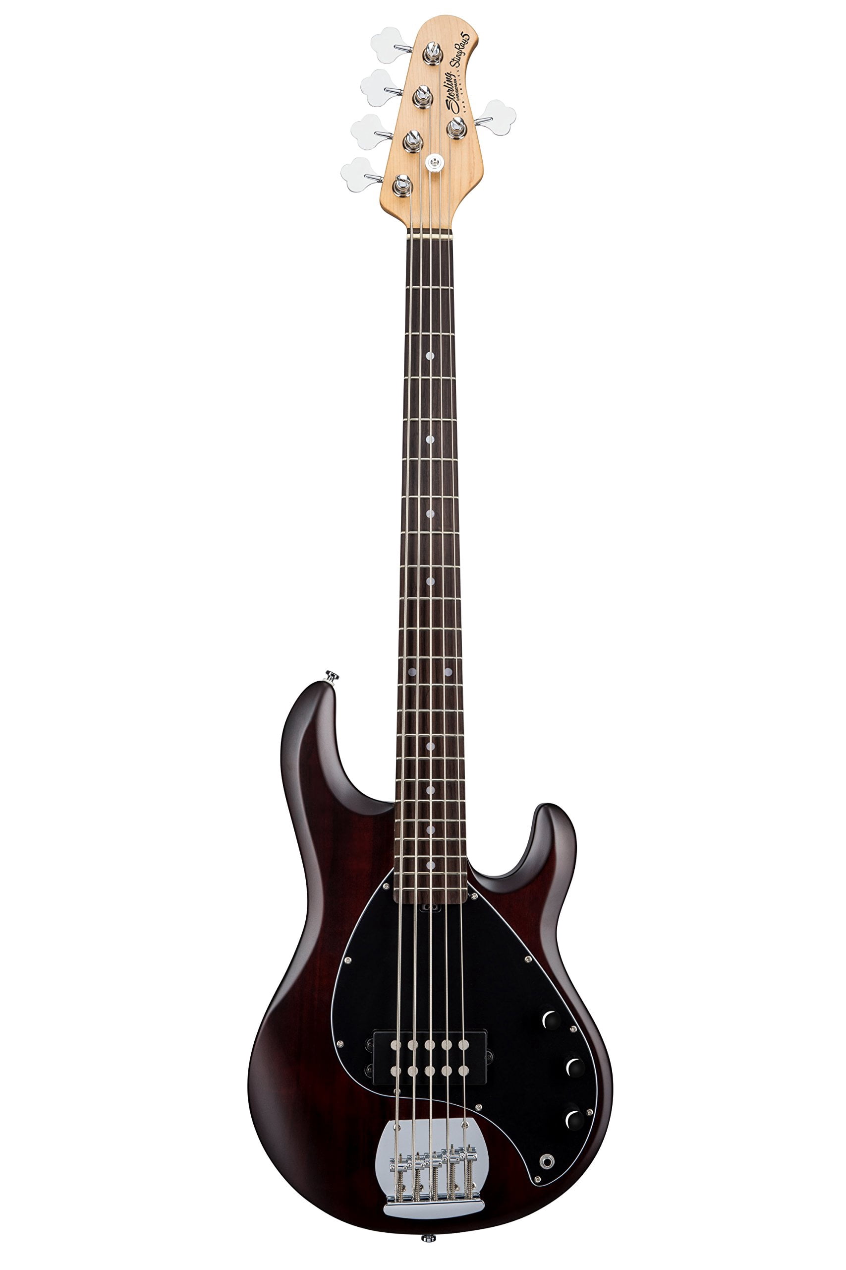 USA製 MUSIC MAN StingRay Sterling by Music Man StingRay Ray5 Bass guitar in Walnut Satin, 5
