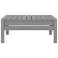 thumbnail image 3 of vidaXL Repose-Pieds de Patio Gris Bois Massif Pin, 3 of 6