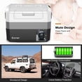 thumbnail image 4 of Costway 58 Quart Portable Electric Car Cooler Refrigerator Compressor Freezer Camping, 4 of 10
