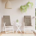 thumbnail image 2 of vidaXL Highback Chair Cushions 2 pcs Taupe Oxford Fabric, 2 of 4
