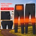 thumbnail image 2 of Waterproof Pants men Casual Solid Waterproof And Windproof For Charging Smart Outdoor Electric Heating Pants, 2 of 9