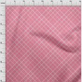 thumbnail image 3 of oneOone Viscose Jersey Fabric Check & Geometric Decor Fabric Printed BTY 60 Inch Wide, 3 of 5