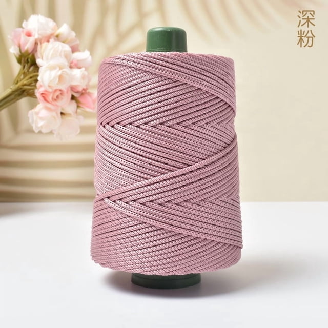 suxuMhao Thick Yarn,1 Roll - Polyester Material, Soft & Warm, Ideal for Hats, Slippers, Dolls, Home Decor, Perfect for Knitting & Crocheting, Premium Thick Yarn for All Projects,dark pink