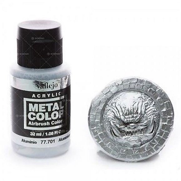 Acrylicos Vallejo VJP77701 32 ml Aluminium Metal Color Paint