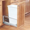 thumbnail image 2 of Rev-A-Shelf Single Pullout 50 qt. Kitchen Trash Can w/ Soft-Close, 5349-1550DM-1, 2 of 8