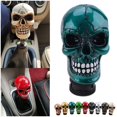 thumbnail image 2 of Universal Skull Head Manual Car Gear Stick Shifter Knob Handle 1Pc Lever x N0J2, 2 of 6