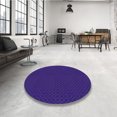 thumbnail image 4 of Ahgly Company Tapis d'Intérieur Lavable en Machine Carré Transitionnel Violet Améthyste Violet, 3 Pieds Carré, 4 of 7