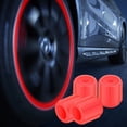 thumbnail image 2 of 4Pcs Rhinestone Tire Valve Stem Caps - Universal Dust Covers with Rubber Seal, 2 of 6