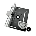 thumbnail image 1 of TFixol C8 Woodworking Aluminum Alloy Router Table Insert Plate with Backer Plate and Angle Gauge, 3-Piece Set in Black (Optional Colors: Gold/Silver), 1 of 6