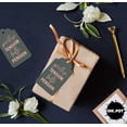 thumbnail image 4 of Inkdotpot Pack Of 50 Real Rose Gold Foil Paper Tags Good Bye Tension Hello Pension Retirement Favor Hang Tags, 4 of 6