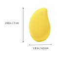 thumbnail image 2 of HEATSHAKING 3Pcs Premium Yellow Cosmetic Sponges for Makeup Application and Foundation Blending, 2 of 8