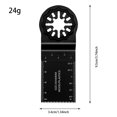 thumbnail image 2 of ERK 1Pcs Oscillating Saw Multitool With Sandpaper High Steels Oscillating For Metal Compatible With Star Lock, 2 of 5