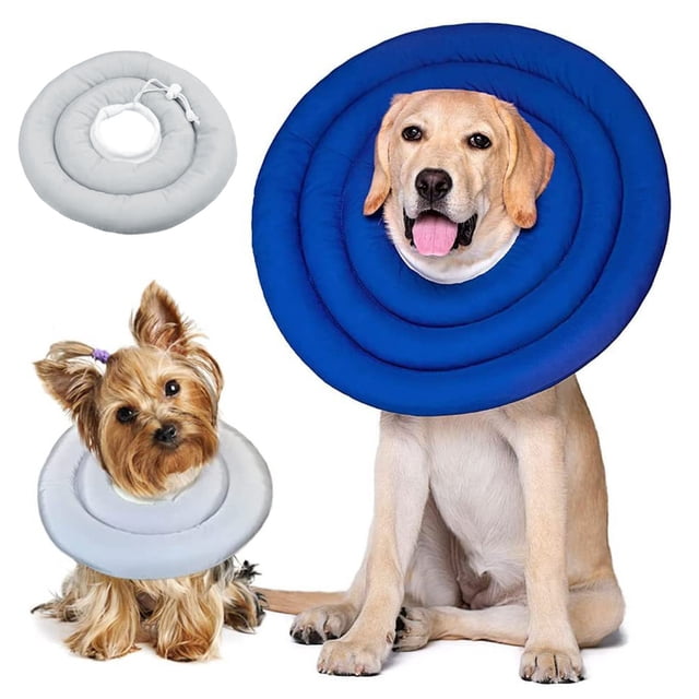 CBFFDC Collier pour Chats Léger Réglable Facile à Porter Cheveux Non Collants Respirant Collier pour Chien 2 Couches Collier pour Animaux