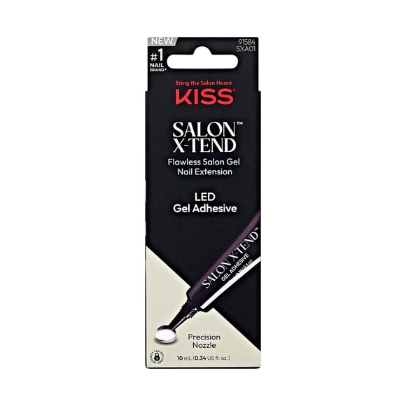 KISS Salon X-tend Flawless Salon Gel Nail Extension, 10mL (0.33 US fl. Oz.)