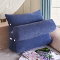 thumbnail image 1 of NK Soft Reading Pillow Triangle Back Cushion Pillow Sofa Bed Office Chair Rest Pillow Back Support Pillow, 1 of 5