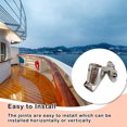 thumbnail image 4 of mmirethe Bateau Acier Inoxydable Embouts Pivotants Quincaillerie de Tube Dessus Main Courante Chandelier Convertisseur Adaptateur Accessoire, 4 of 6
