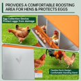 thumbnail image 3 of BeesClover Chicken Nesting Box Large Vented Hole, Metal Egg Laying Boxes with 3/4 Compartments Chicken Egg Box for Egg Collection, 3 of 6