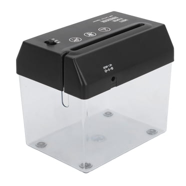 Mini Paper Shredder, A6 Portable Paper Shredder with Non Slip Foam for Office