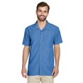 thumbnail image 1 of Harriton Men's Barbados Textured Camp Shirt M560, 1 of 3