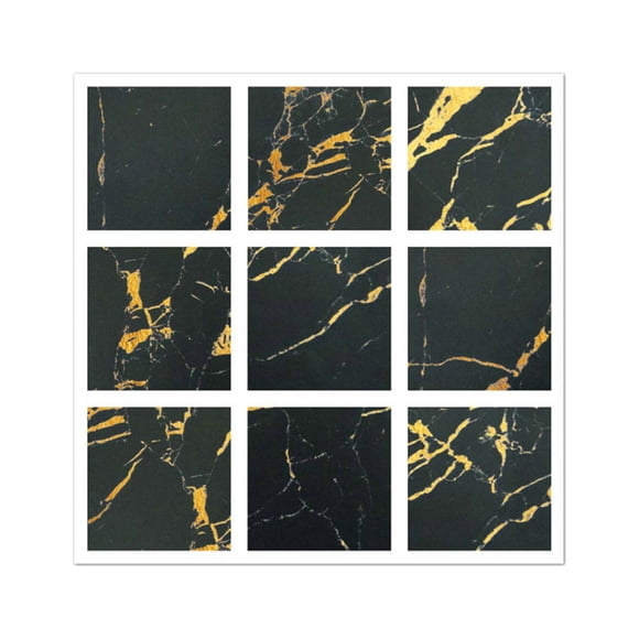 Birdeem 1Set 10Pc Self-Adhesive Tiles Sticker 3D Peel and Tiles Wall Sticker Kitchen Bathroom Wall Sticker Diy Wall Stickers for Home Living Room Bedroom